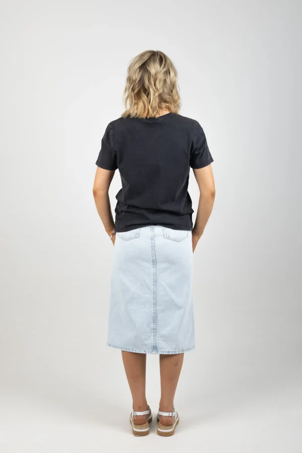 Tees & Tanks-GARCIA CORE TIGER TEE WASHED BLACK