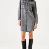 Dresses-GARCIA DENIM DRESS LIGHT USED