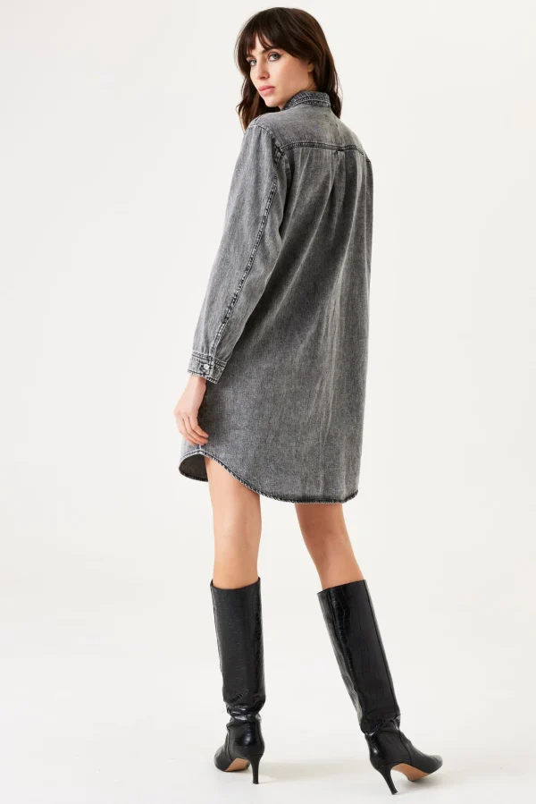 Dresses-GARCIA DENIM DRESS LIGHT USED