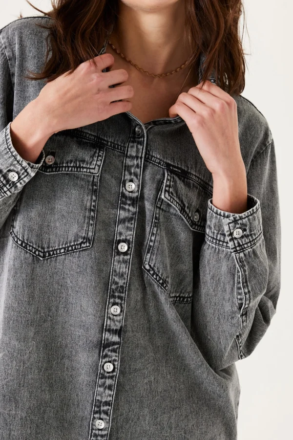 Dresses-GARCIA DENIM DRESS LIGHT USED