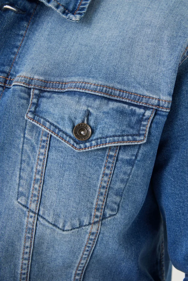 Shirts-GARCIA DENIM JACKET MEDIUM USED