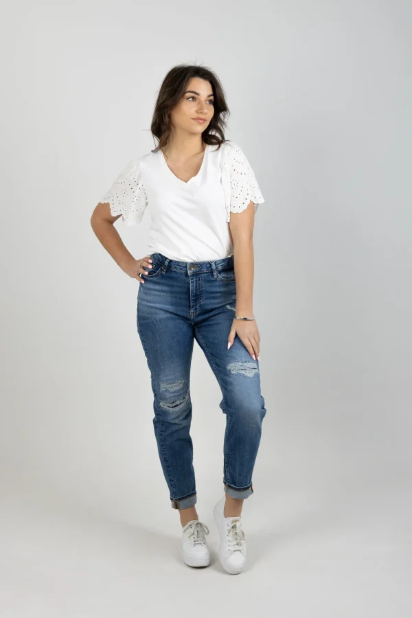 Denim-GARCIA ISABELLA MOM JEAN VINTAGE USED