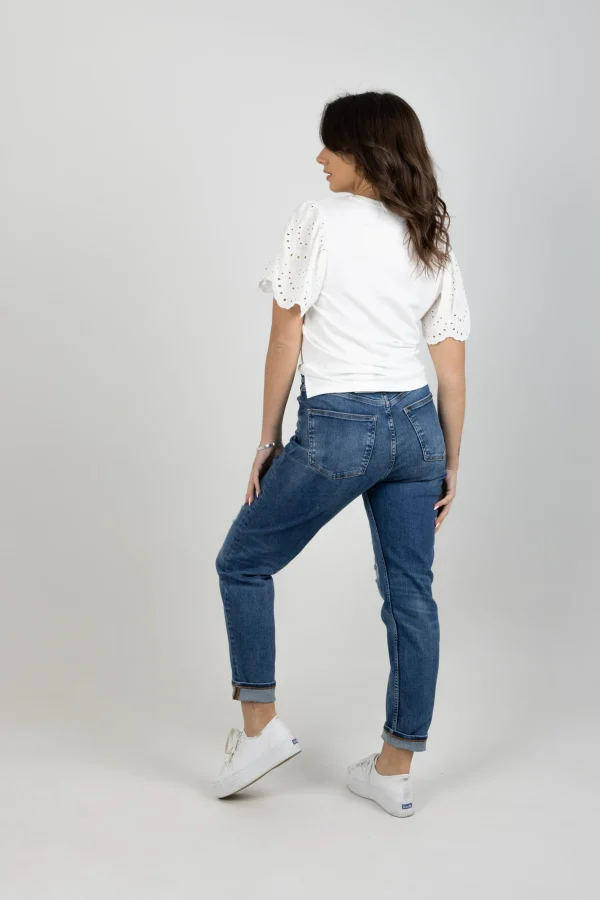 Denim-GARCIA ISABELLA MOM JEAN VINTAGE USED