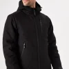 Shirts-GARCIA OUTDOOR PUFFER JACKET BLACK