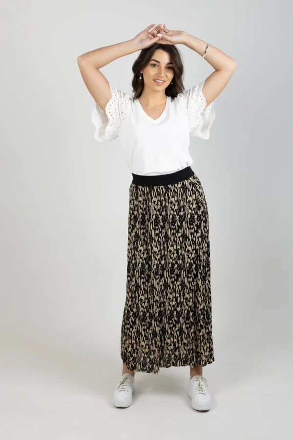 Skirts-GARCIA PALOMA SKIRT MET PRINT