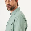 Shirts-GARCIA POCKET SHIRT SAGE