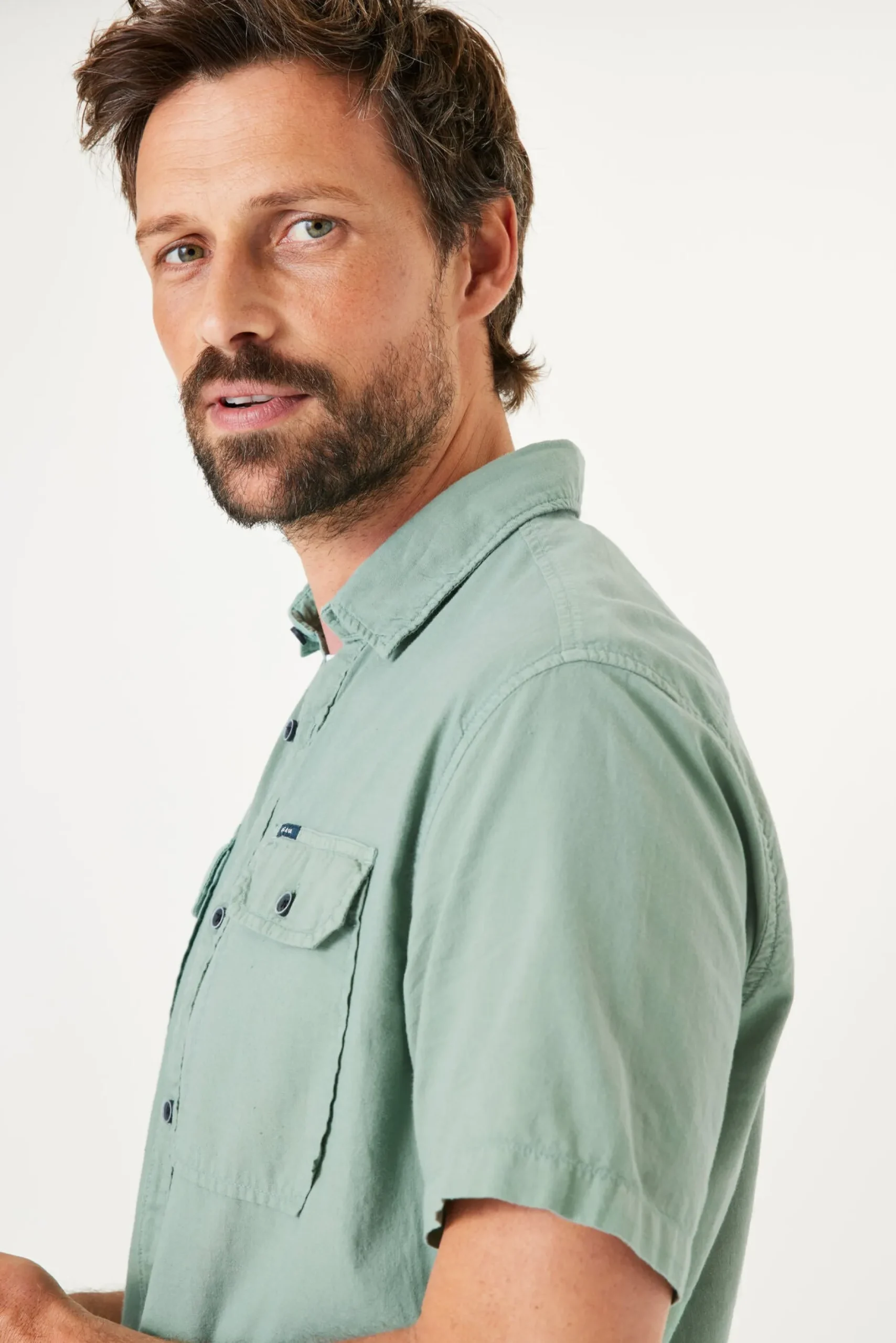 garcia_pocket_shirt_sage_0.webp Shirts-GARCIA POCKET SHIRT SAGE