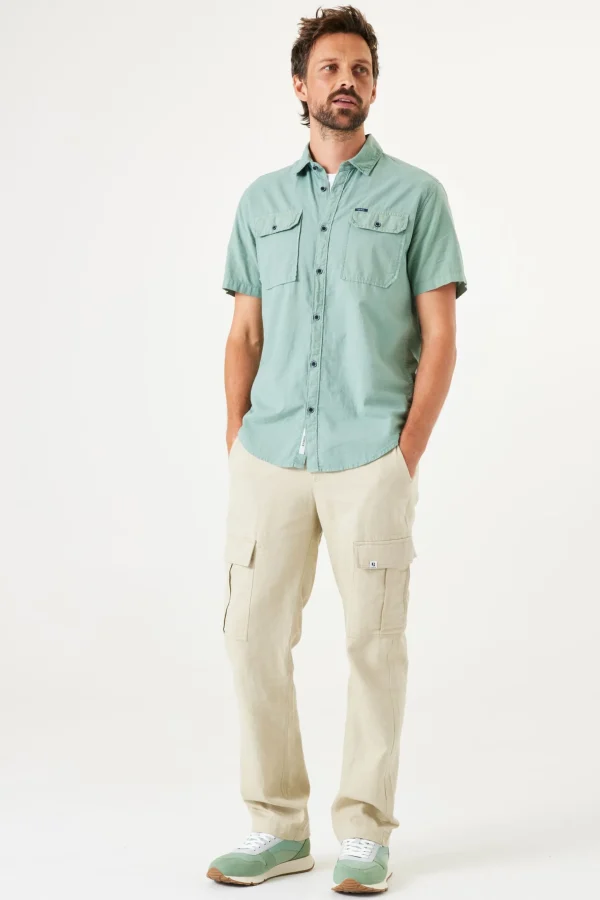 Shirts-GARCIA POCKET SHIRT SAGE