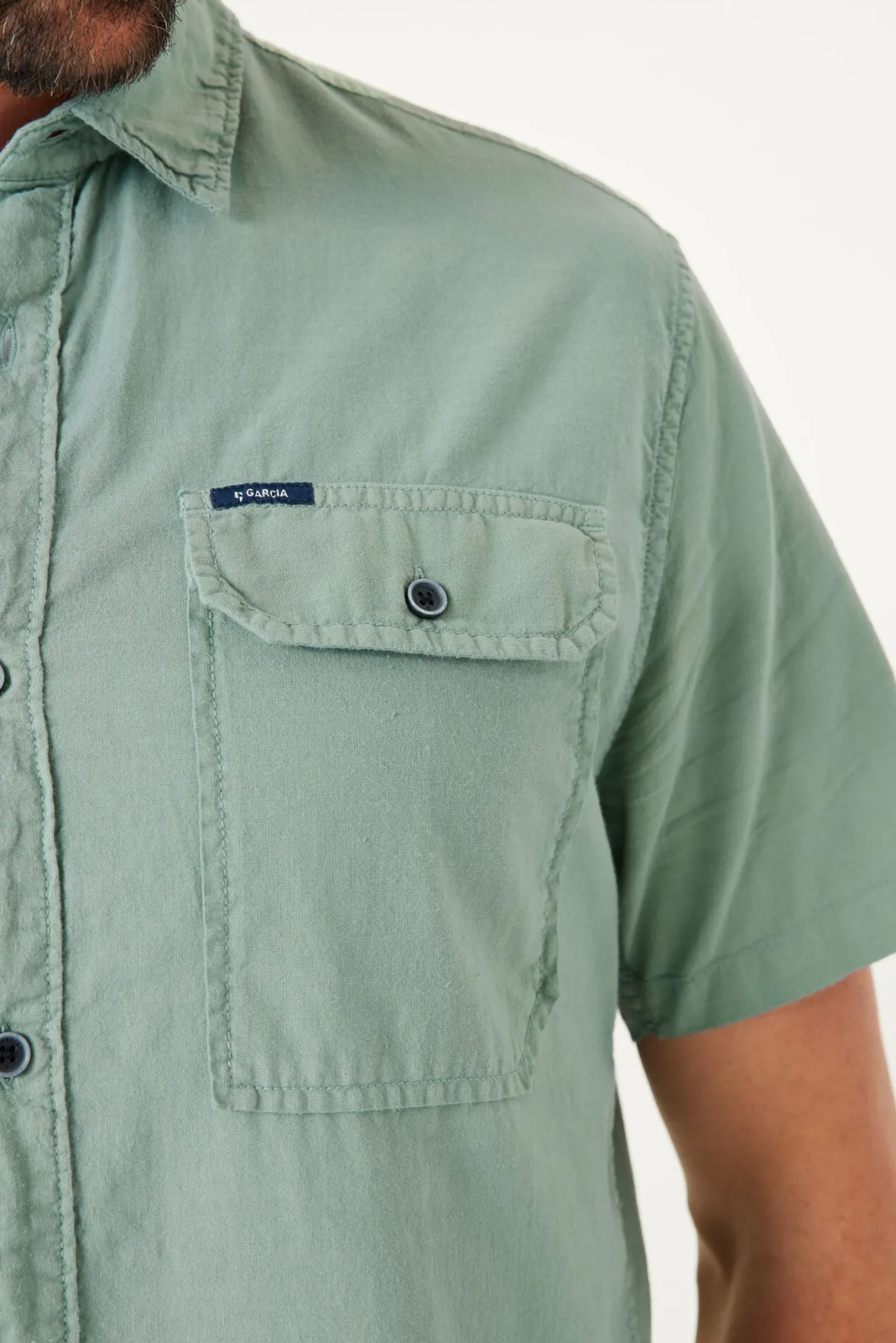 garcia_pocket_shirt_sage_3.webp Shirts-GARCIA POCKET SHIRT SAGE