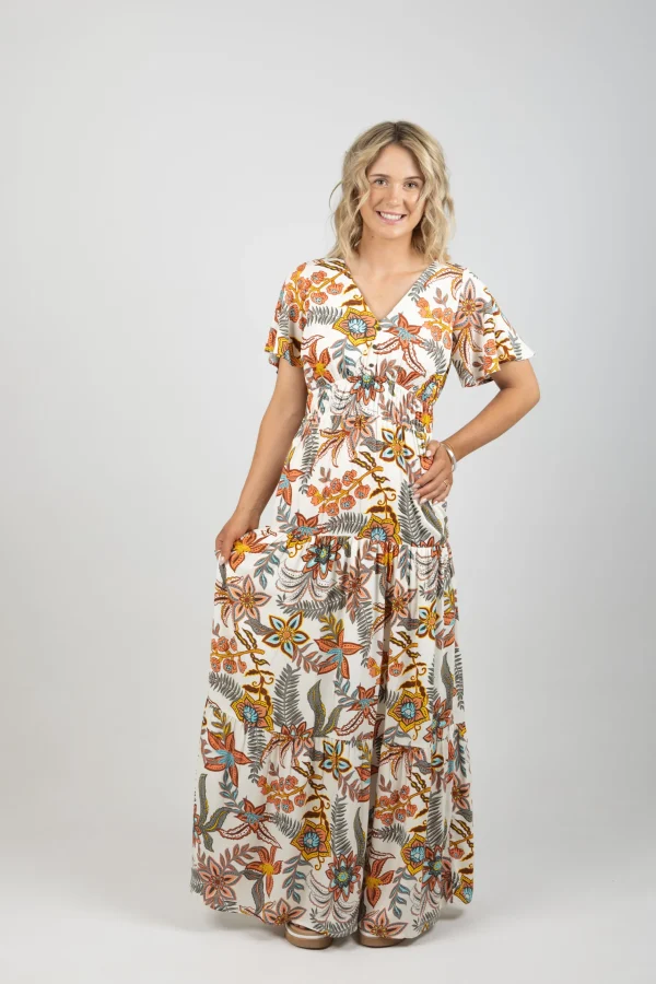 Dresses-GARCIA PRINT GARDEN DRESS