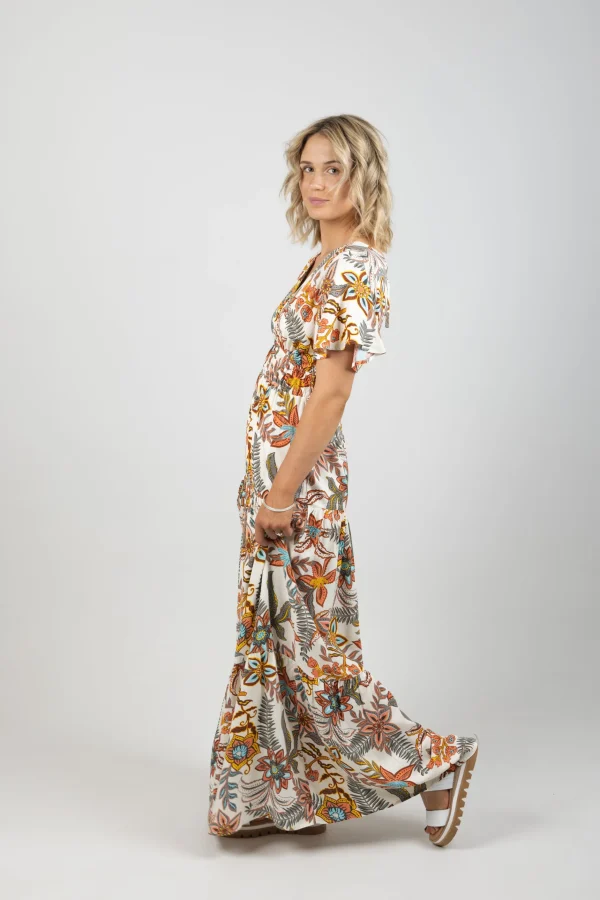 Dresses-GARCIA PRINT GARDEN DRESS