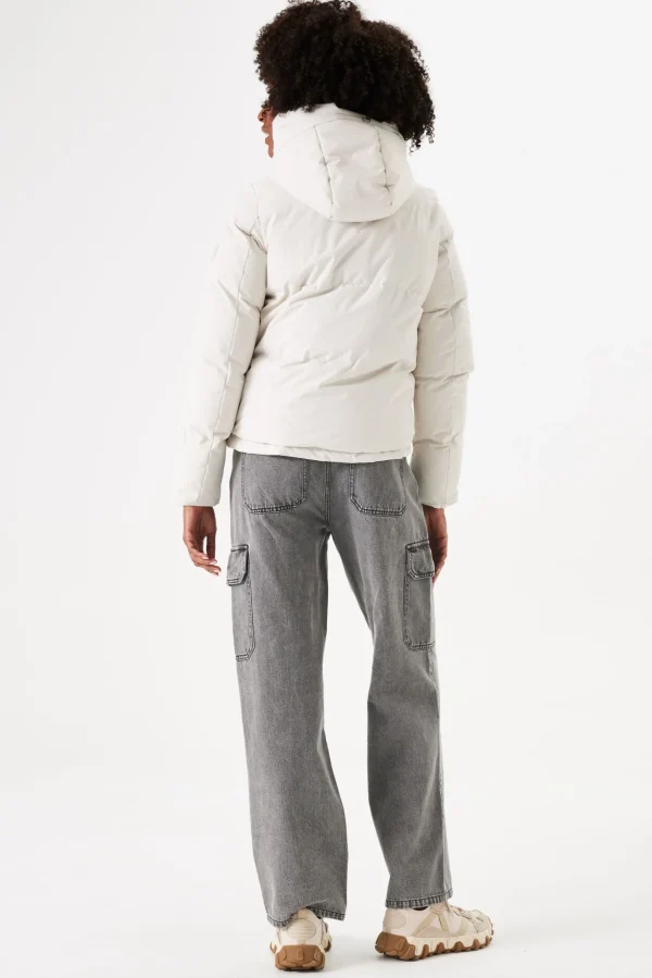 Coats & Jackets-GARCIA PUFFER JACKET OFF WHITE