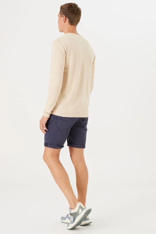 Shorts-GARCIA ROCKO 695 DENIM SHORT DARK BLUE