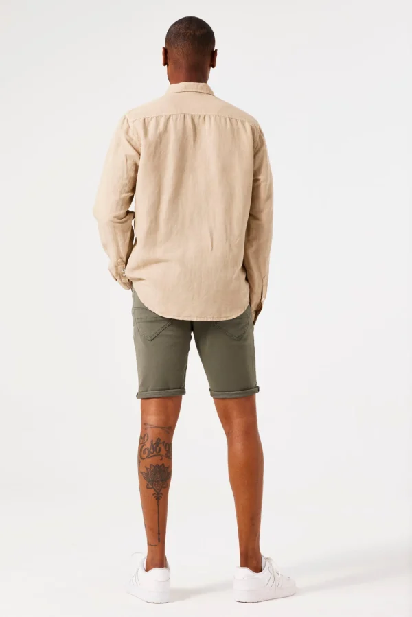 Shorts-GARCIA ROCKO 695 DENIM SHORT GREEN