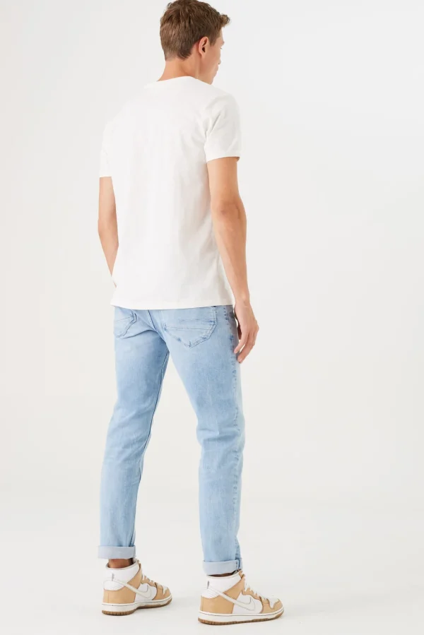 Denim-GARCIA ROCKO 690 JEAN BLEACHED