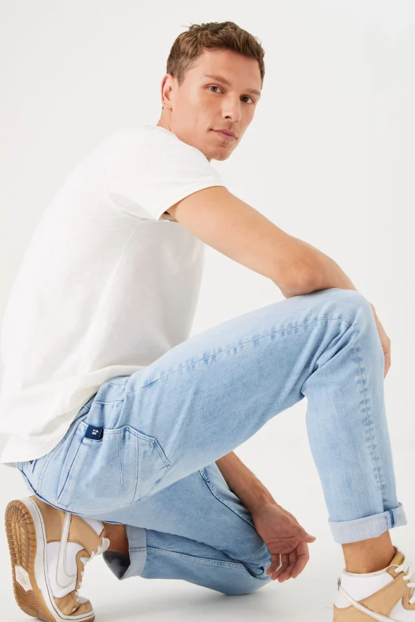 Denim-GARCIA ROCKO 690 JEAN BLEACHED