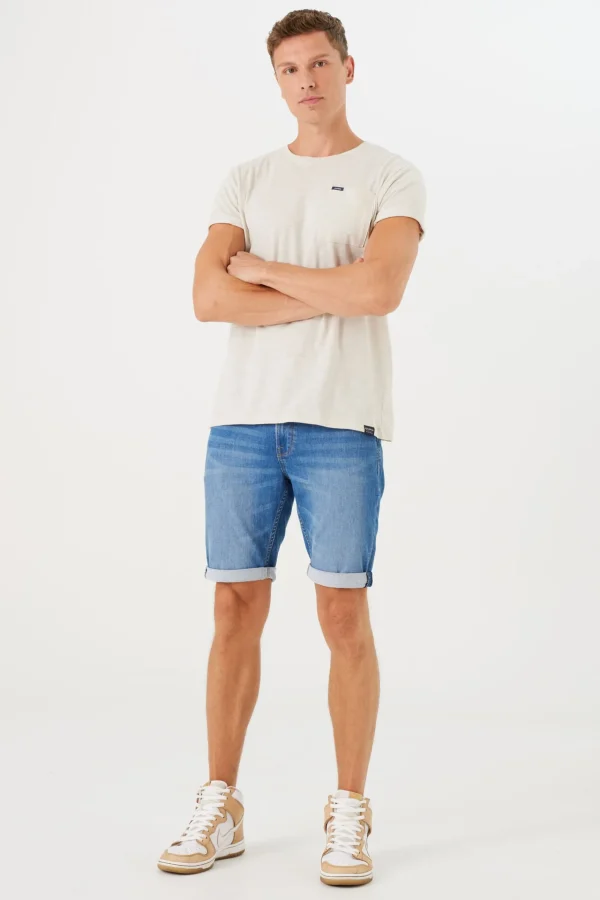 Shorts-GARCIA SAVIO 635 DENIM SHORT MEDIUM USED