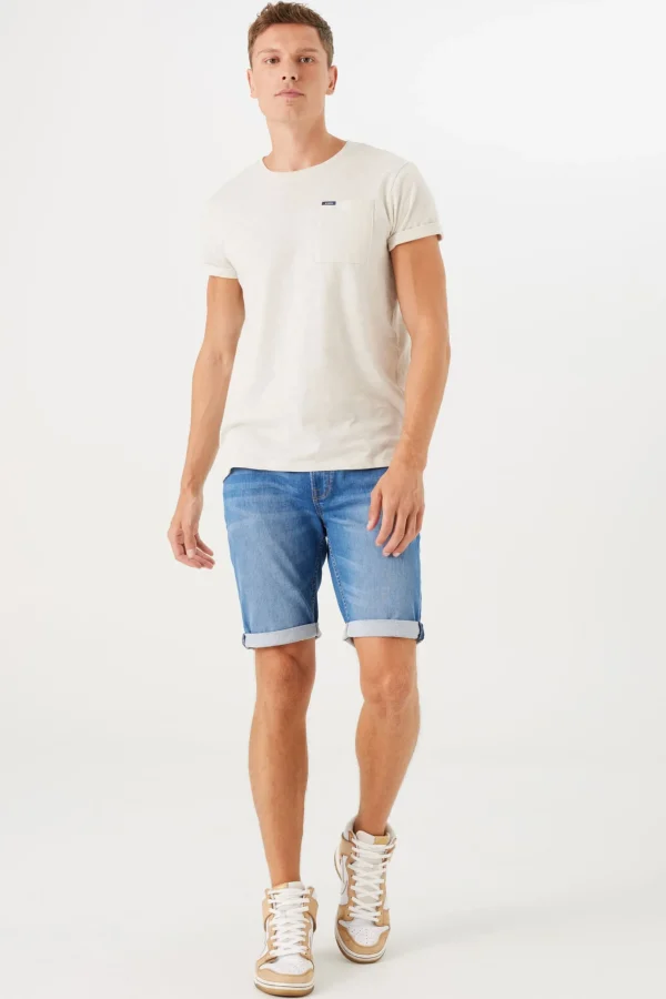 Shorts-GARCIA SAVIO 635 DENIM SHORT MEDIUM USED