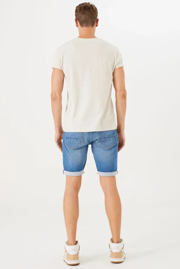 Shorts-GARCIA SAVIO 635 DENIM SHORT MEDIUM USED