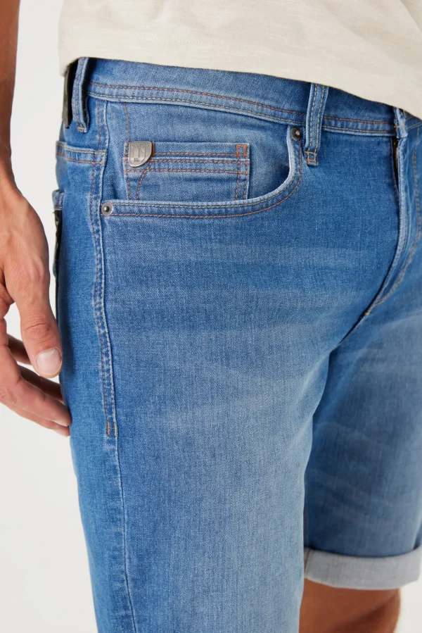 Shorts-GARCIA SAVIO 635 DENIM SHORT MEDIUM USED