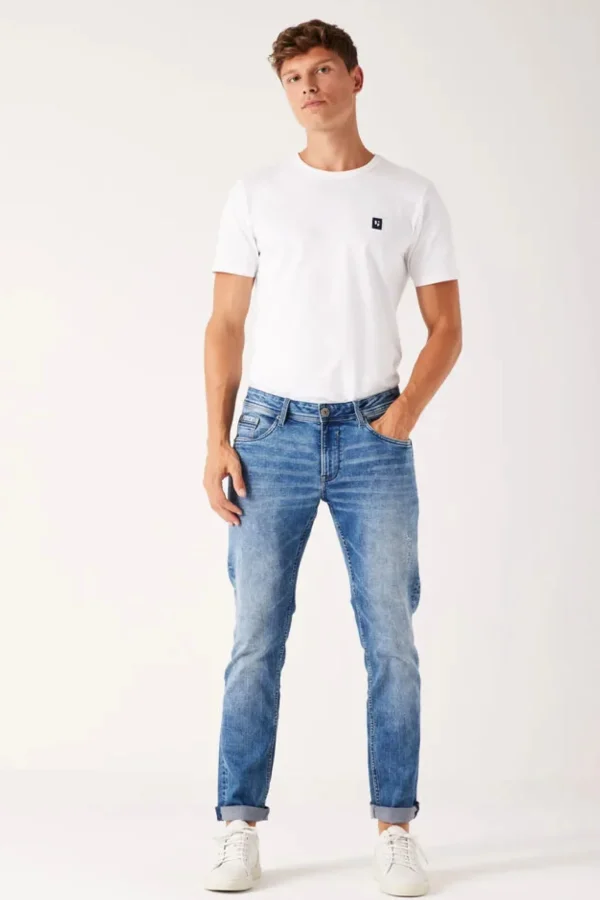 Denim-GARCIA SAVIO 630 SLIM JEAN - MEDIUM USED