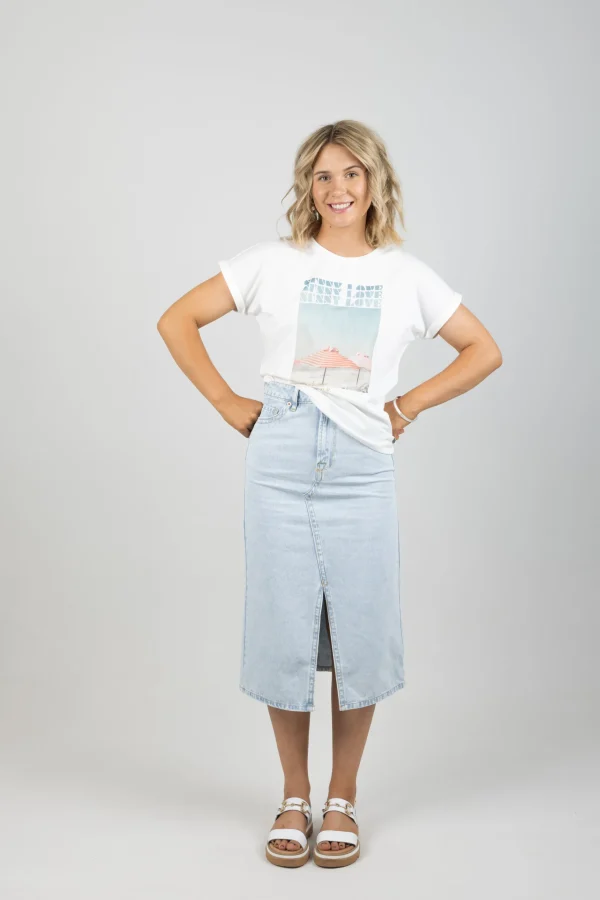 Tees & Tanks-GARCIA SUNNY LOVE TEE OFF WHITE