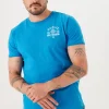Tees & Tanks-GARCIA URBANIA LOGO T-SHIRT LAGOON