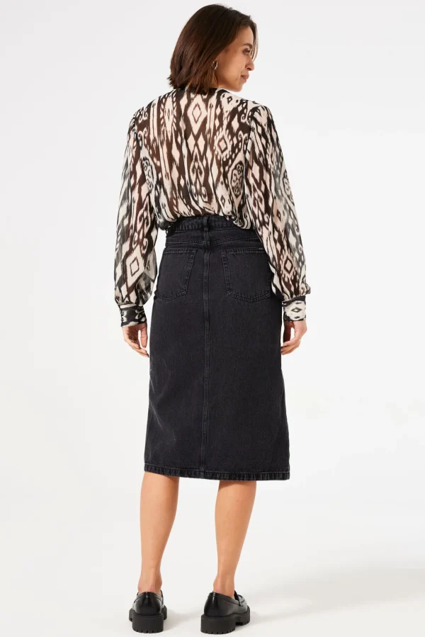 Shirts & Tops-GARCIA ZEBRA BLOUSE SHIRT