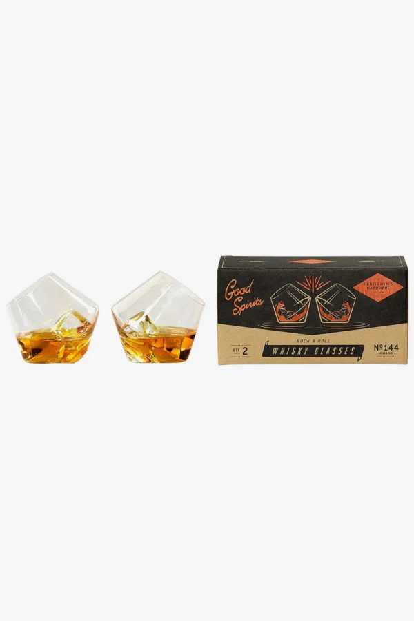 Gifts-GENTLEMEN'S HARDWARE ROCK & ROLL WHISKY GLASSES