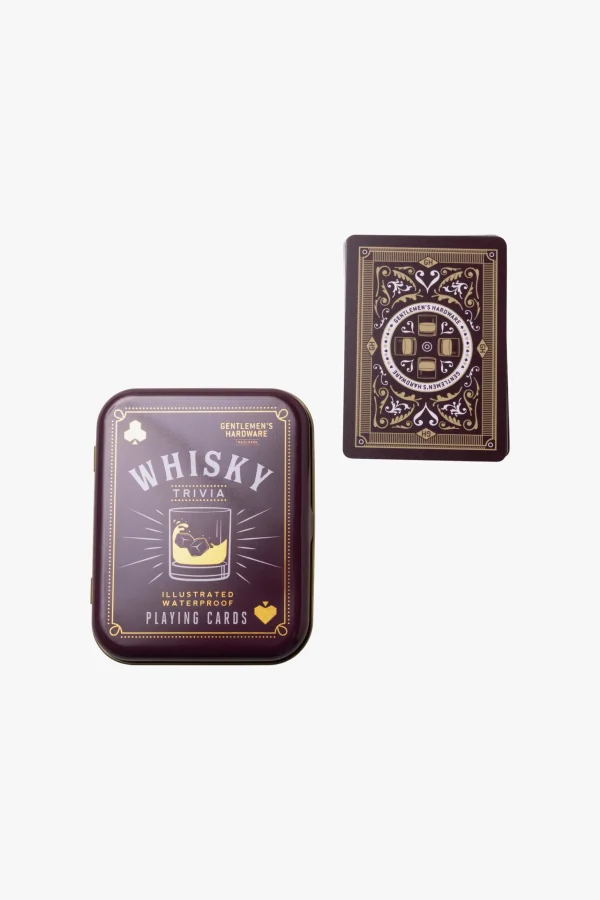 Gifts-GENTLEMEN'S HARDWARE WHISKY TRIVIA PLAYING CARDS