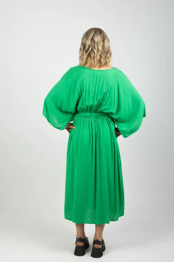 Dresses-HAVEN SUVA BATWING MAXI CLOVER