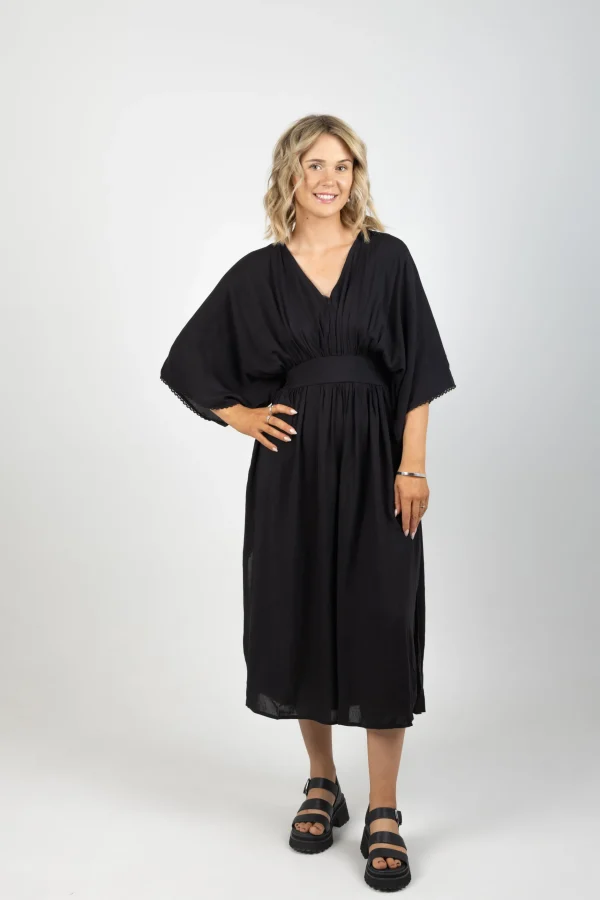 Dresses-HAVEN SUVA BATWING MAXI JET