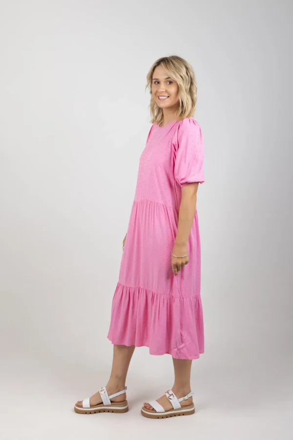 Dresses-HAVEN ZANZIBAR TIERED MAXI PEONY