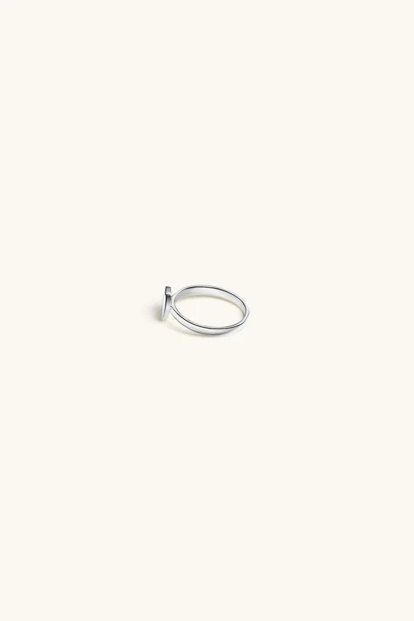 925 Sterling Silver | Jewellery-BLANK SPACE. HEART STACKER RING