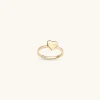 18Kt Gold Plated | Jewellery-BLANK SPACE. HEART STACKER RING 18KT GOLD