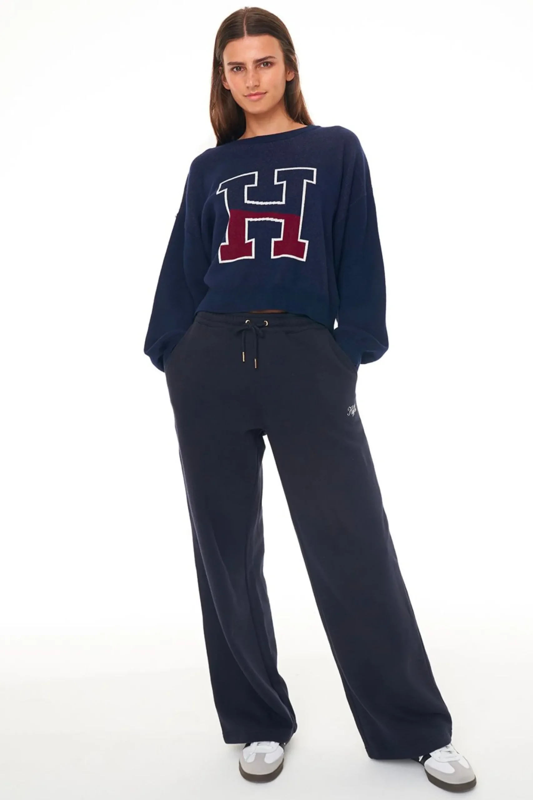 huffer__baller_crop_intar_4.webp Sweaters & Knitwear-HUFFER 3 BALLER CROP INTARSIA KNIT - NAVY