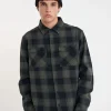 Shirts-HUFFER 9 TO 5 CHECK SHACKET CYPRESS
