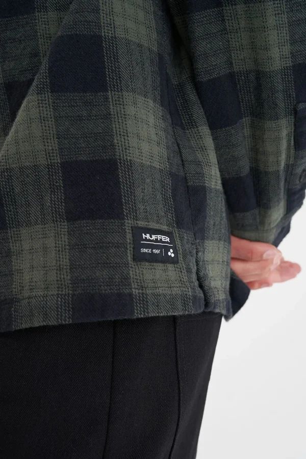 Shirts-HUFFER 9 TO 5 CHECK SHACKET CYPRESS