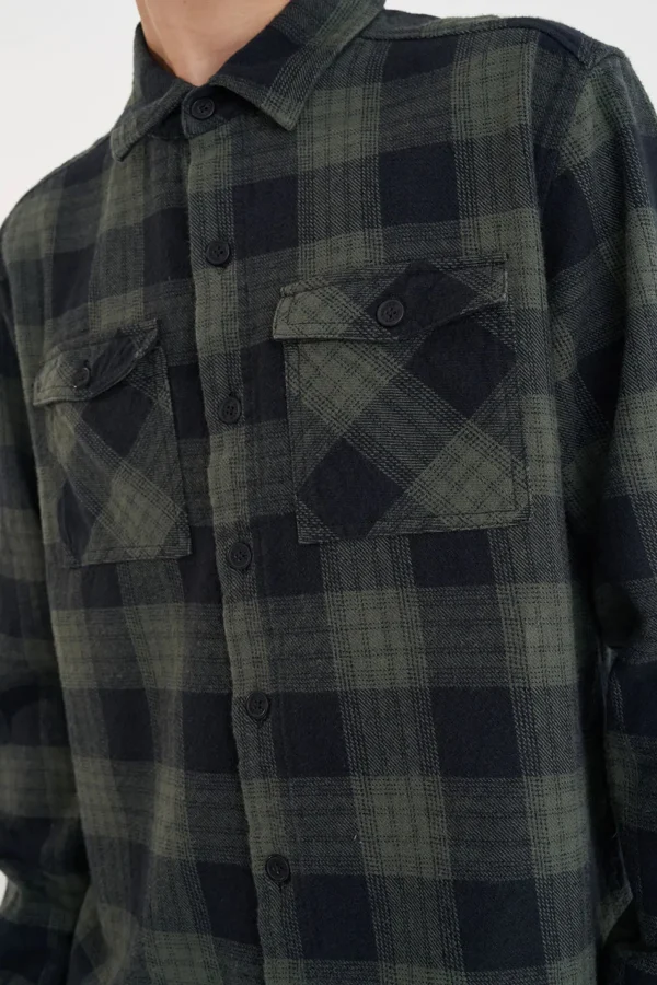 Shirts-HUFFER 9 TO 5 CHECK SHACKET CYPRESS