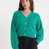 Sweaters & Knitwear-HUFFER BELLA KNIT CARDIGAN CLOVER