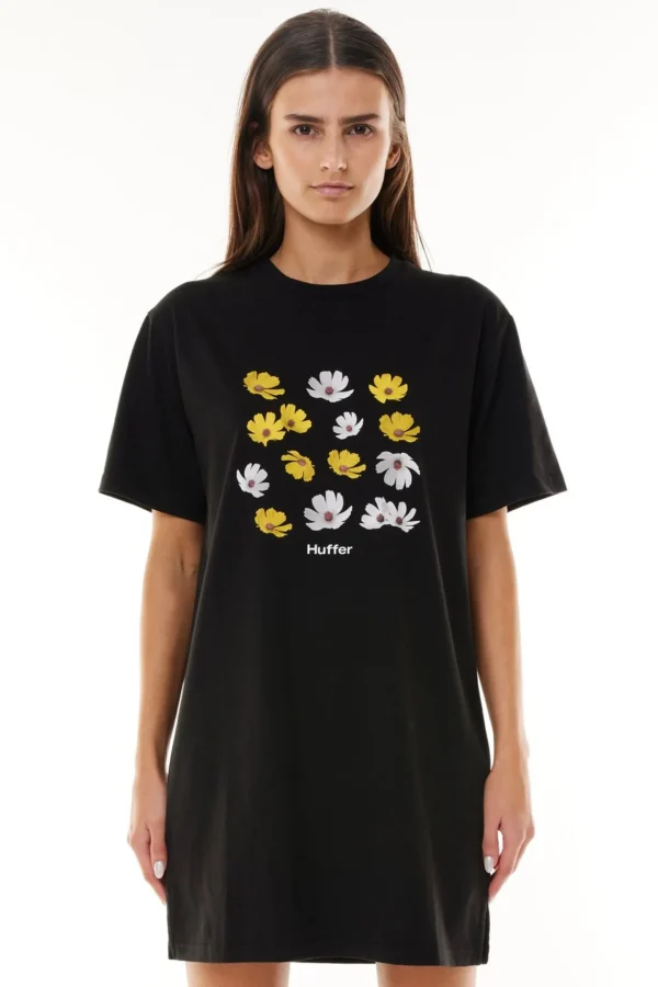Dresses-HUFFER BELLA TEE DRESS DAZY