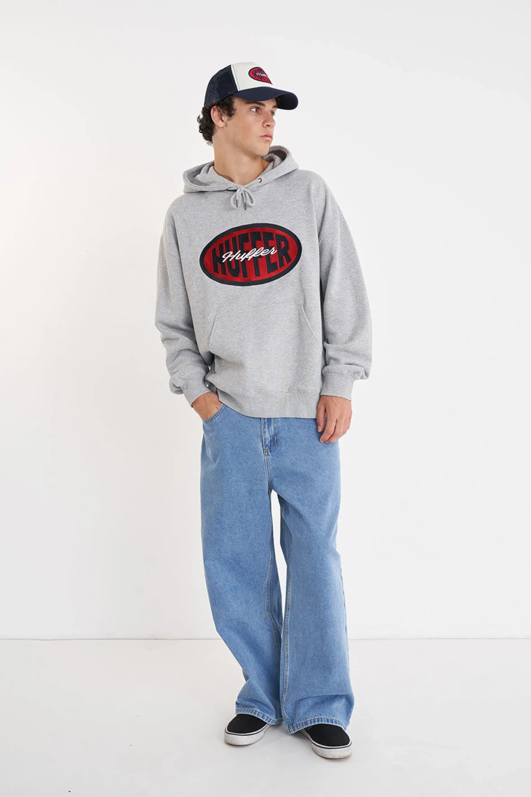 huffer_block_hood__finals_1.webp Sweaters & Knitwear-HUFFER BLOCK HOOD 350 FINALS GREY MARLE