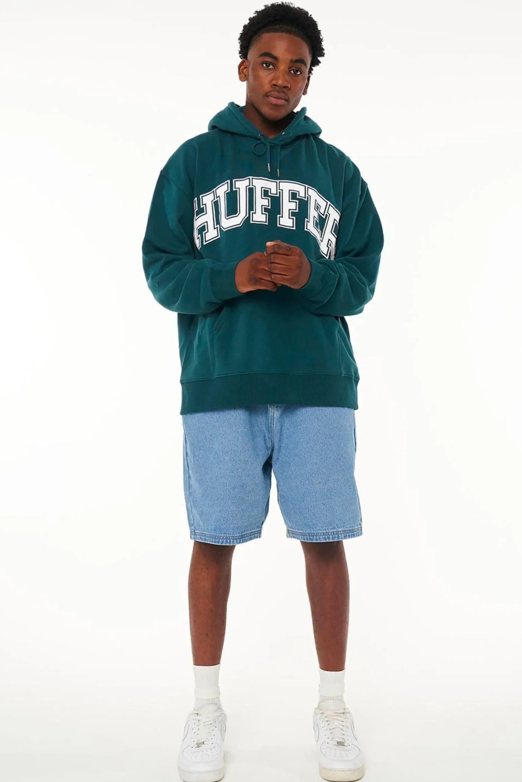 huffer_block_hood_outline_1.webp Sweaters & Knitwear-HUFFER BLOCK HOOD 350/OUTLINED - EMERALD