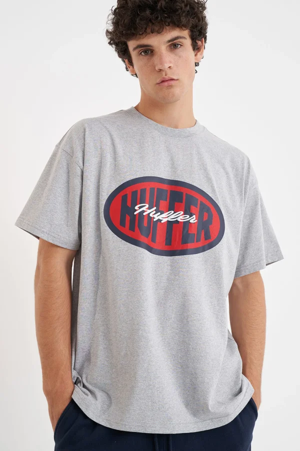Tees & Tanks-HUFFER BLOCK TEE 220 FINALS GREY MARLE