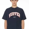 Tees & Tanks-HUFFER BLOCK TEE 220 POST UP / NAVY