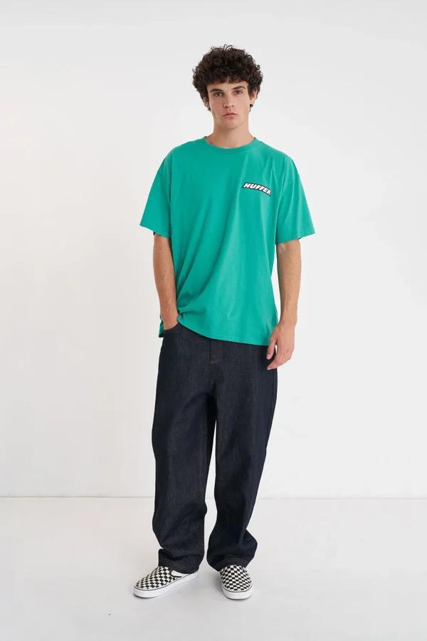 Tees & Tanks-HUFFER BLOCK TEE 220 SLANTED CLOVER