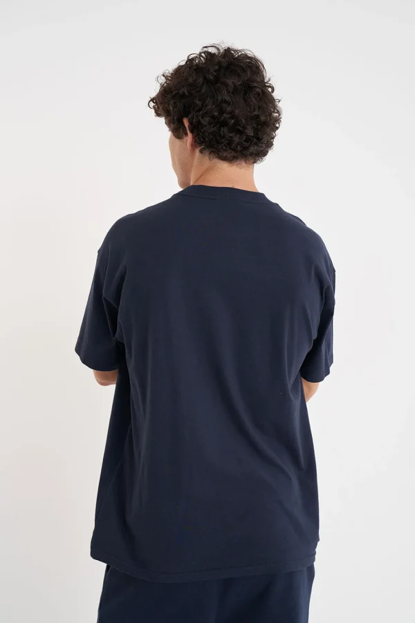 Tees & Tanks-HUFFER BLOCK TEE 220 TIEBREAKER MIDNIGHT