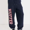 Pants-HUFFER BLOCK TRACKPANT 350 REBOUND MIDNIGHT
