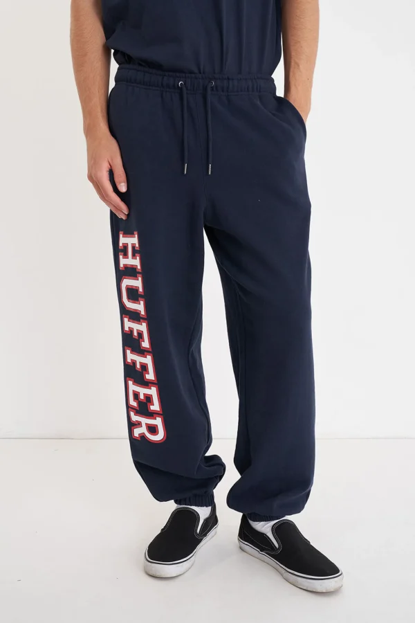 Pants-HUFFER BLOCK TRACKPANT 350 REBOUND MIDNIGHT