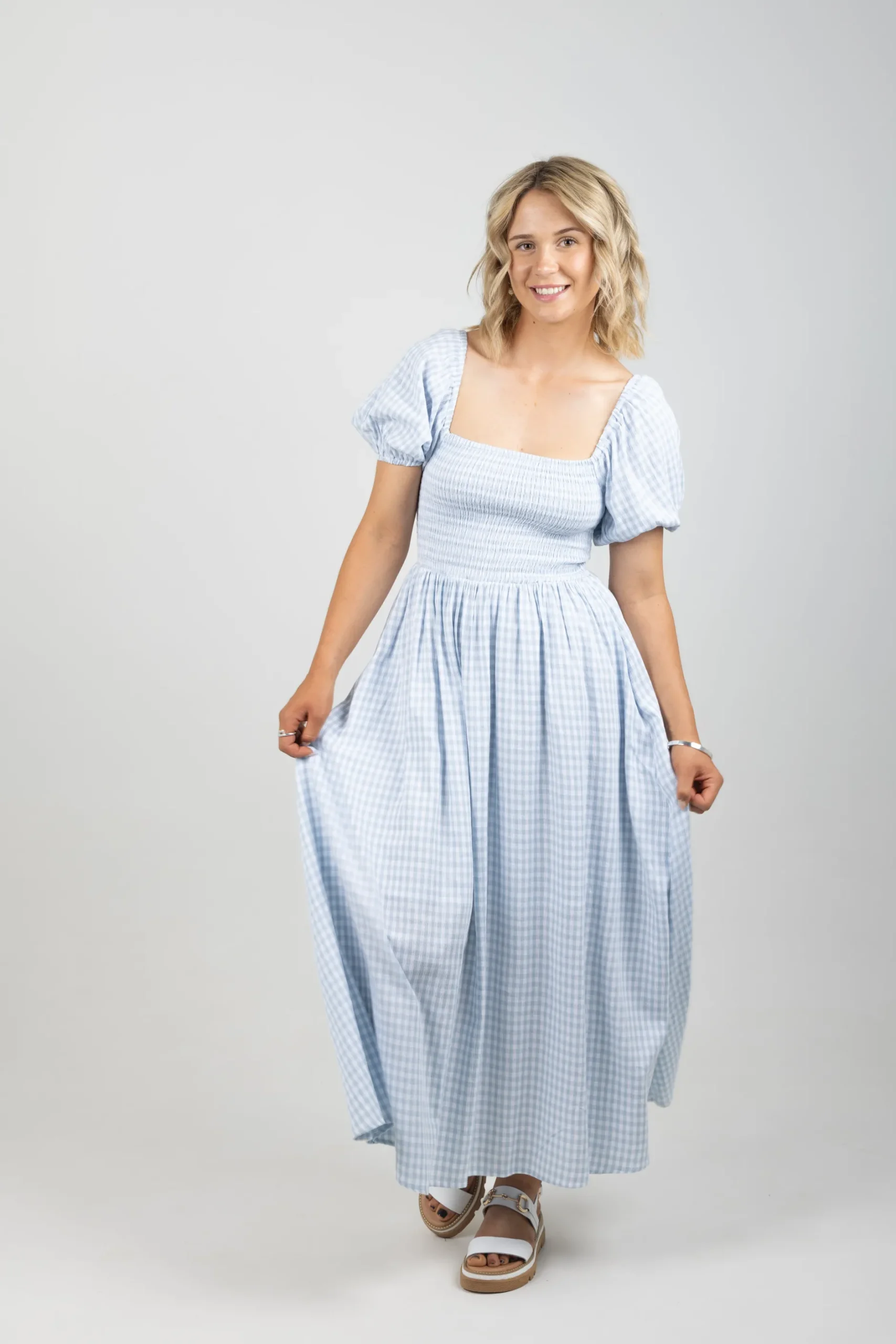 huffer_celine_lover_midi__0.webp Dresses-HUFFER CELINE LOVER MIDI DRESS BLUE/WHITE